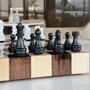 Customizable objects - Wood and resin chessboard - MEUBLES THOURET