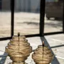Decorative objects - Twin champagne oil lamp - PERI LIVING