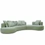 Sofas for hospitalities & contracts - Lab Organic Unique|Double sided curved sofa, 100% custom made - CREARTE COLLECTIONS