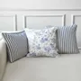 Fabric cushions - Toile de Jouy Blue Decorative Cushion Cover – Coordinated Collection - ROSEBERRY HOME