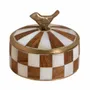 Decorative objects - Small bicolor box with bird - CHEHOMA
