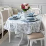 Sets de table - Sets de table brodés Blue Onde – Collection textile coordonnée - ROSEBERRY HOME