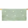 Table linen - Embroidered Linen Table Runner | PRATOLINE Sage Green - GIARDINO SEGRETO