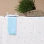Linge de table textile - Nappe en lin brodée | PRATOLINE Bleu clair - GIARDINO SEGRETO