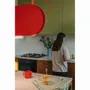Hanging lights - MALUMI A red-orange ceiling pendant lamp - UPPER HALF