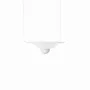 Hanging lights - SALLO A white ceiling pendant lamp - UPPER HALF