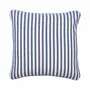 Coussins textile - Housse de coussin décorative Dandy Blue à rayures – Collection textile - ROSEBERRY HOME