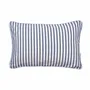 Coussins textile - Housse de coussin décorative Dandy Blue à rayures – Collection textile - ROSEBERRY HOME