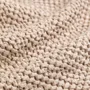 Plaids - Couverture en lin gaufre beige - MAGICLINEN