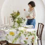 Table cloths - FIELD FLOWERS  ǀ 100% Linen Tablecloth - LINOROOM 100% LINEN TEXTILES