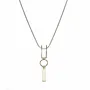 Jewelry - LINE NECKLACE Silver/Silver - TELLMEE