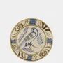 Everyday plates - Hand-Painted Lusitano Bird Stoneware Dessert Plate - HOUSE OF CAPRICORN