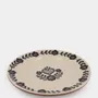 Everyday plates - Hand-Painted Viana Black Stoneware Dinner Plate - HOUSE OF CAPRICORN