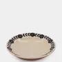 Assiettes au quotidien - Hand-Painted Viana Black Stoneware Soup Plate - HOUSE OF CAPRICORN