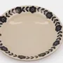 Assiettes au quotidien - Hand-Painted Viana Black Stoneware Soup Plate - HOUSE OF CAPRICORN