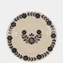 Assiettes au quotidien - Hand-Painted Viana Black Stoneware Dessert Plate - HOUSE OF CAPRICORN