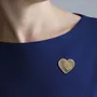 Bijoux - Broche aimantée COEUR - TOUT SIMPLEMENT,