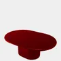 Coffee tables - Amendoeira Red Lacquered Wood Coffee Table - HOUSE OF CAPRICORN