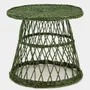Autres tables  - Handmade Furnas Green Wicker Side Table - HOUSE OF CAPRICORN