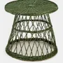Autres tables  - Handmade Furnas Green Wicker Side Table - HOUSE OF CAPRICORN