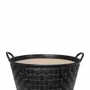 Decorative objects - Leather braided basket - SOL & LUNA