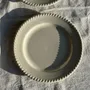 Assiettes au quotidien - Lot de 4 petites assiettes à dessert en faïence blanches D20 - OFFICE OBJETS