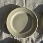 Assiettes au quotidien - Lot de 4 petites assiettes à dessert en faïence blanches D20 - OFFICE OBJETS