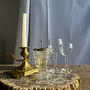 Decorative objects - Large engraved gold hand candle holder D11 H12.5 - OFFICE OBJETS