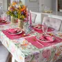 Placemats - Magenta Onde Embroidered Placemats – Wave-Inspired French Style - ROSEBERRY HOME