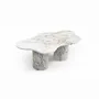 Tables de jardin - Nunoca - Tables basses - Marbre Calacatta Oro - 110X70X40 cm - STONE VALLEY