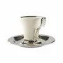 Tea and coffee accessories - Black Pearl Coffee Cup Set For 2 (4 Pcs) - ANATOLI