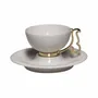Tea and coffee accessories - Grace Coffee Cup Set For 2 (4 Pcs) Porcelain - ANATOLI