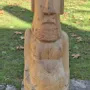 Pièces uniques - Moaï sculpté en bois de cèdre - BOIS DE LION