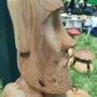Pièces uniques - Moaï sculpté en bois de cèdre - BOIS DE LION