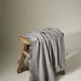 Homewear textile - HAND FELTED BLANKET MELANGE - MIRROR IN THE SKY CASHMERE
