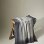 Throw blankets - OPEN KNITTED THROW DIP DYE - MIRROR IN THE SKY CASHMERE
