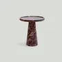 Coffee tables - ROSSO LEVANTO CONE SIDE TABLE - KIWANO CONCEPT