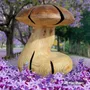 Pièces uniques - Champignons tabourets sculptés en bois - BOIS DE LION