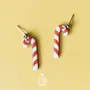 Jewelry - Candy Cane Dangle Earrings - PINTONIK