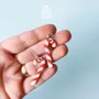 Jewelry - Candy Cane Dangle Earrings - PINTONIK