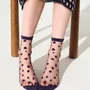 Gifts - Elats Myrtille 39-41 : Women’s sheer dotted socks - ATELIER ST EUSTACHE