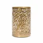 Candlesticks and candle holders - The Hollow Zigzag - Gold - M - BAZAR BIZAR LIVING