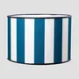 Blinds - Lampshade - Righe blu petrolio - 40 cm - FURIA LIVING