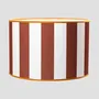 Blinds - Lampshade - Righe Marroni - 30 cm - FURIA LIVING