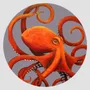 Table mat - Coasters - Octopus - Sottobicchiere Rotondo - #01 - FURIA LIVING