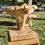 Pièces uniques - Girolles lumineuses sculptées en bois - BOIS DE LION