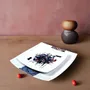 Gifts - Exclusive Set: 6 Customizable Square Porcelain Plates, Unique 'Artist KHA 1' Ethnic Pattern – Bespoke African Elegance - KEMI HOME ART
