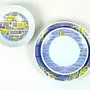 Gifts - Prestige Edition: Set of 6 Customizable French Porcelain Plates - Unique WAX Billionaire Pattern - KEMI HOME ART