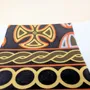 Gifts - Limited Edition: Set of 6 Customizable Square Plates – Ndop Black Pattern, Unique Cameroonian Craftsmanship - KEMI HOME ART