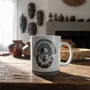 Gifts - Handcrafted French Porcelain Mug: Yacouba & Dan Masks - Fully Customizable Design - KEMI HOME ART